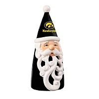 Iowa Hawkeyes 8" LED Santa Statue