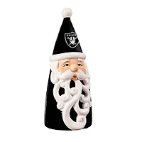 Las Vegas Raiders 8" LED Santa Statue