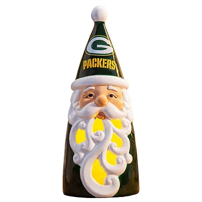 Green Bay Packers 8" LED Santa Statue