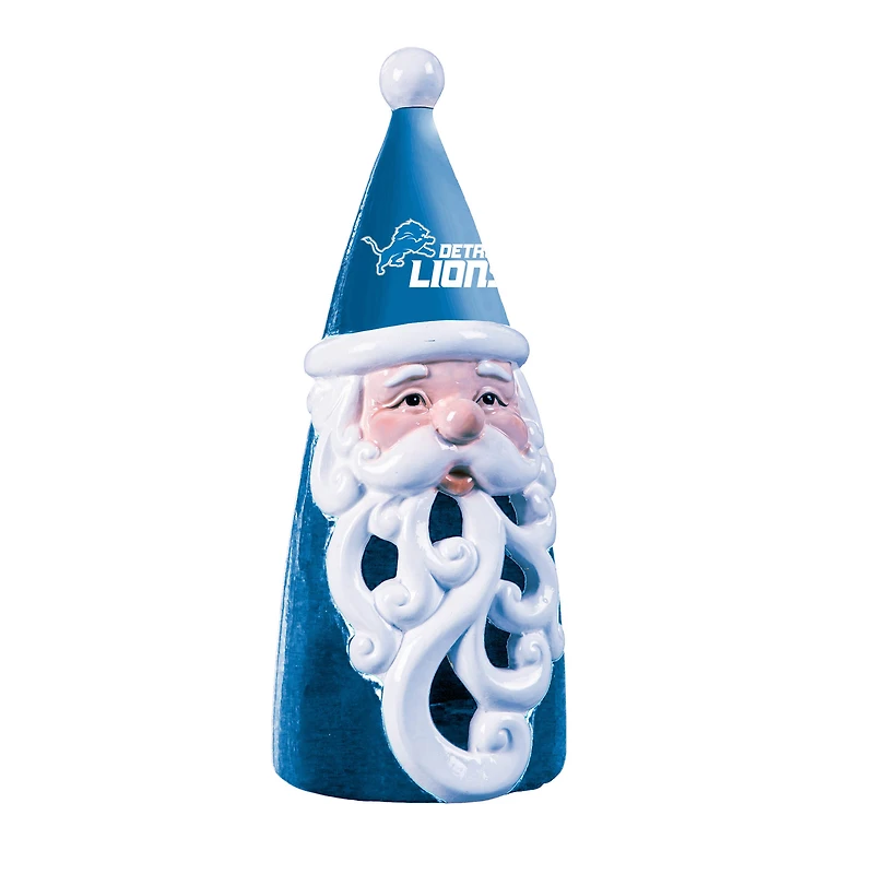 Detroit Lions 8" LED Santa Statue