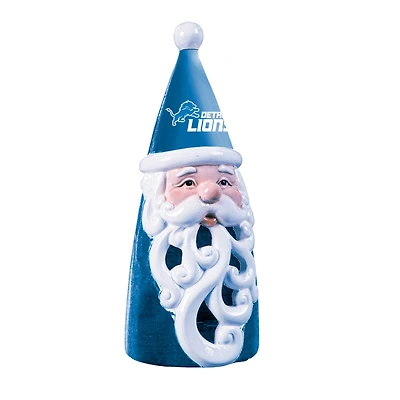 Detroit Lions 8" LED Santa Statue