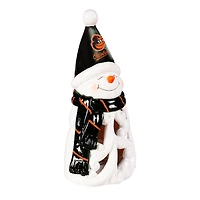 Baltimore Orioles LED 8" Snowman Lit Garden Statue