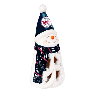 Minnesota Twins LED 8" Snowman Lit Garden Statue