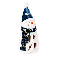 St. Louis Blues LED 8" Snowman Lit Garden Statue