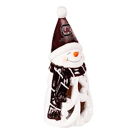 South Carolina Gamecocks LED 8" Snowman Lit Garden Statue