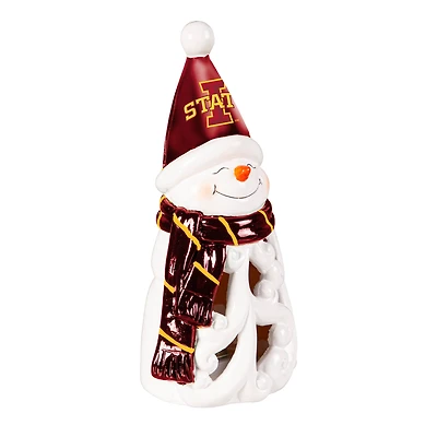 Iowa State Cyclones LED 8" Snowman Lit Garden Statue