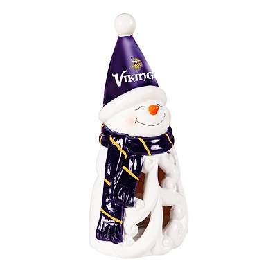 Minnesota Vikings LED 8" Snowman Lit Garden Statue