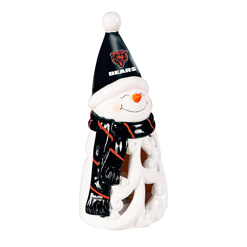 Chicago Bears LED 8" Snowman Lit Garden Statue