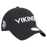 Women's New Era Black Minnesota Vikings Cece 9TWENTY Adjustable Hat