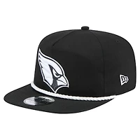 Men's New Era Black Arizona Cardinals B-Dub Golfer Snapback Hat