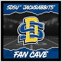 South Dakota State Jackrabbits 23" LED Fan Cave Square-Shaped Lighted Wall Sign
