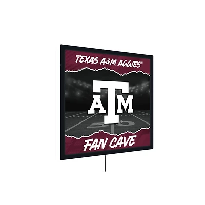 Texas A&M Aggies 23" LED Fan Cave Square-Shaped Lighted Wall Sign