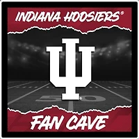Indiana Hoosiers 23" LED Fan Cave Square-Shaped Lighted Wall Sign