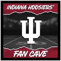 Indiana Hoosiers 23" LED Fan Cave Square-Shaped Lighted Wall Sign