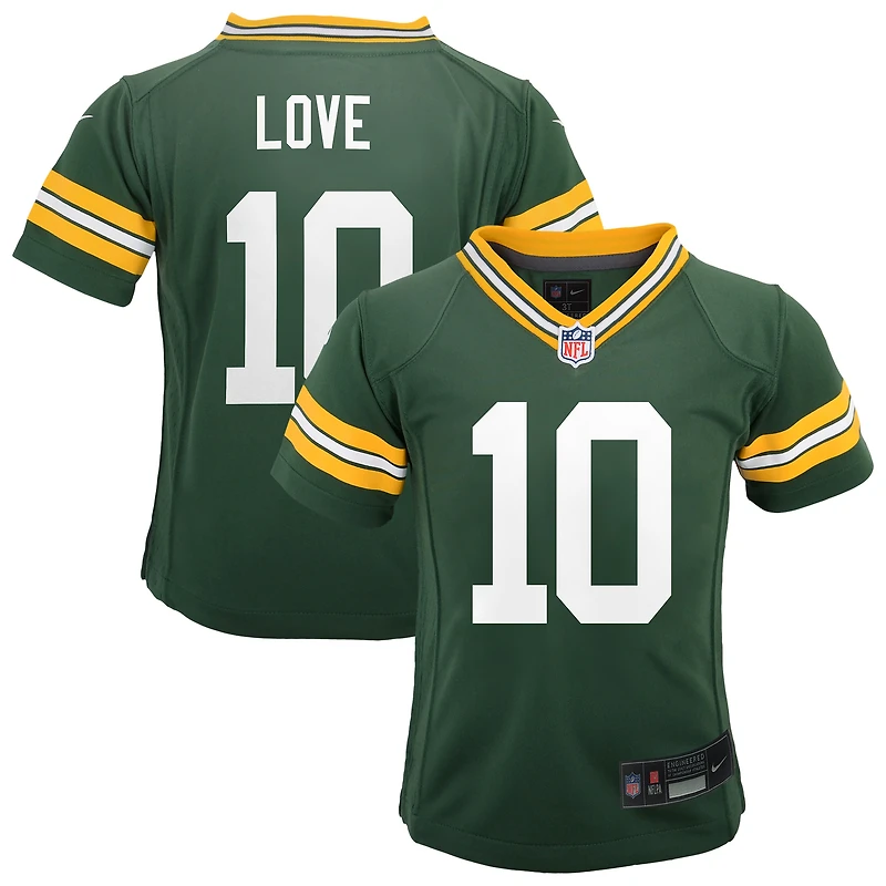 Preschool Nike Jordan Love Green Bay Packers Team Player Game Jersey