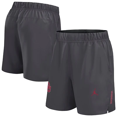 Men's Jordan Brand Gray Oklahoma Sooners Primetime Victory Dri-FIT Shorts