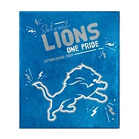 Detroit Lions 60" x 70" Plush Throw Blanket