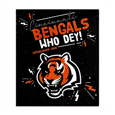 Cincinnati Bengals 60" x 70" Plush Throw Blanket