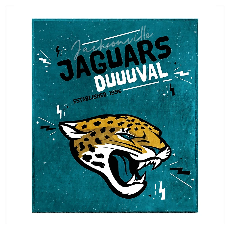 Jacksonville Jaguars 60" x 70" Plush Throw Blanket