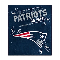New England Patriots 60" x 70" Plush Throw Blanket
