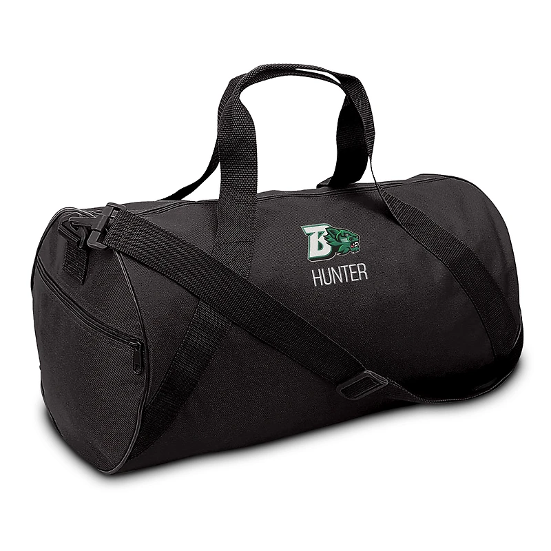 Youth Black Binghamton Bearcats Personalized Duffel Bag