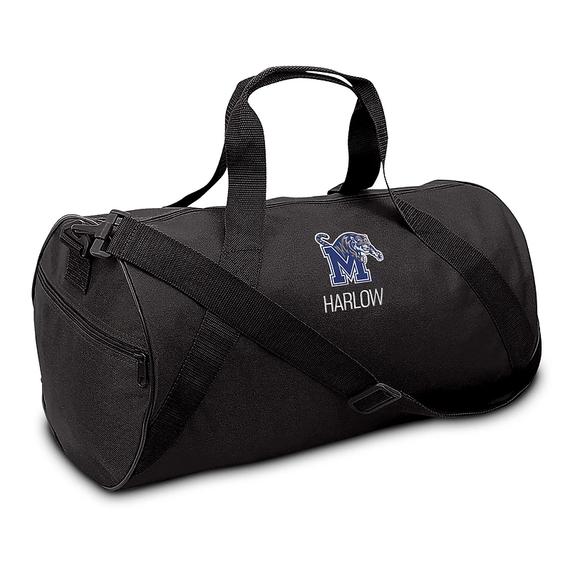 Youth Black Memphis Tigers Personalized Duffel Bag