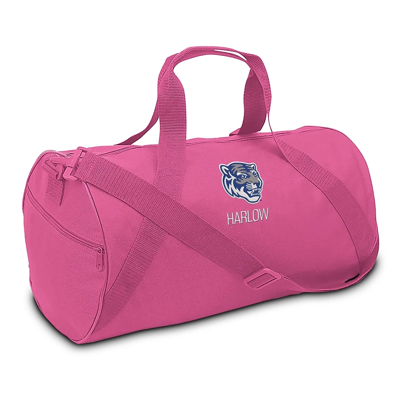 Youth Pink Memphis Tigers Personalized Duffel Bag