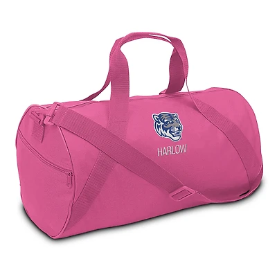 Youth Pink Memphis Tigers Personalized Duffel Bag