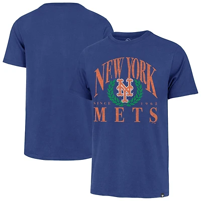 Men's '47 Royal New York Mets Pitchout Franklin T-Shirt