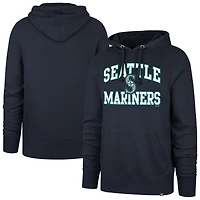 Men's '47  Navy Seattle Mariners Velocity Headline Pullover Hoodie