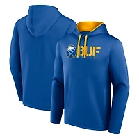 Men's Logo Athletic Royal Buffalo Sabres Head Start Pullover Hoodie