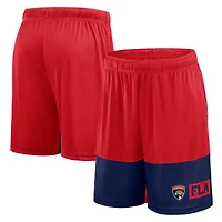 Men's Logo Athletic Red Florida Panthers Best of the Best Shorts