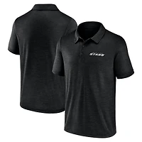 Men's Logo Athletic Black Dallas Stars Unstoppable Polo
