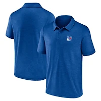 Men's Logo Athletic Blue New York Rangers Unstoppable Polo