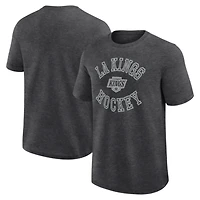 Men's Logo Athletic Heather Charcoal Los Angeles Kings Success T-Shirt