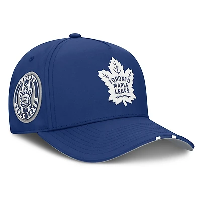 Men's Fanatics Blue Toronto Maple Leafs 2025 NHL Draft Authentic Pro On-Stage Podium A-Frame Adjustable Hat