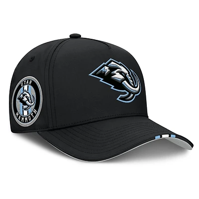 Men's Fanatics Black Utah Mammoth 2025 NHL Draft Authentic Pro On-Stage Podium A-Frame Adjustable Hat