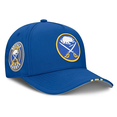 Men's Fanatics Royal Buffalo Sabres 2025 NHL Draft Authentic Pro On-Stage Podium A-Frame Adjustable Hat