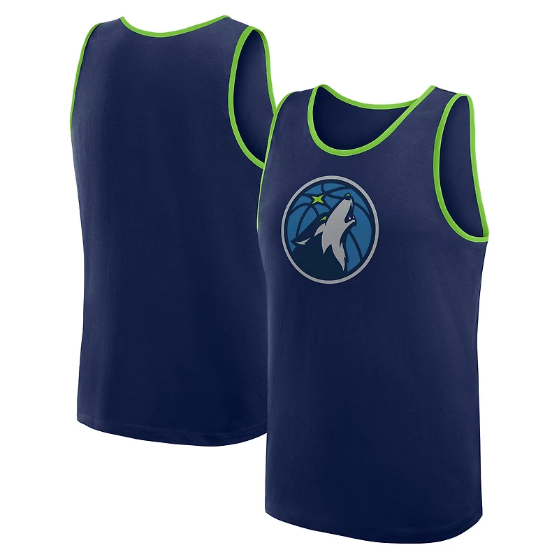 Men's Logo Athletic Navy Minnesota Timberwolves Unmatched Success Tank Top