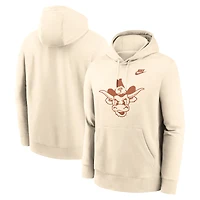 Men's Nike Natural Texas Longhorns Vault Logo Pullover Hoodie