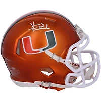 Vinny Testaverde Miami Hurricanes Autographed Riddell Flash Speed Mini Helmet