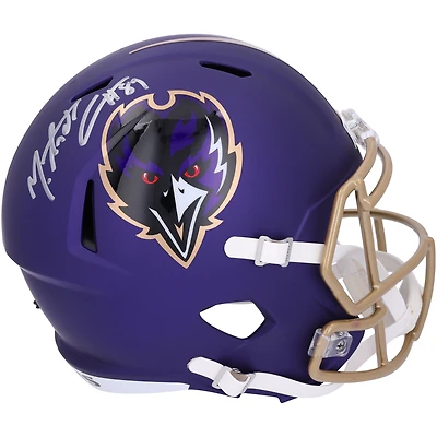 Mark Andrews Baltimore Ravens Autographed 2024 Riddell Alternate Speed Replica Helmet