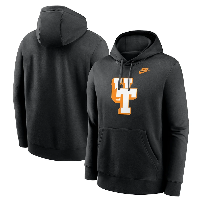 Men's Nike Black Tennessee Volunteers Vault Block Pullover Hoodie