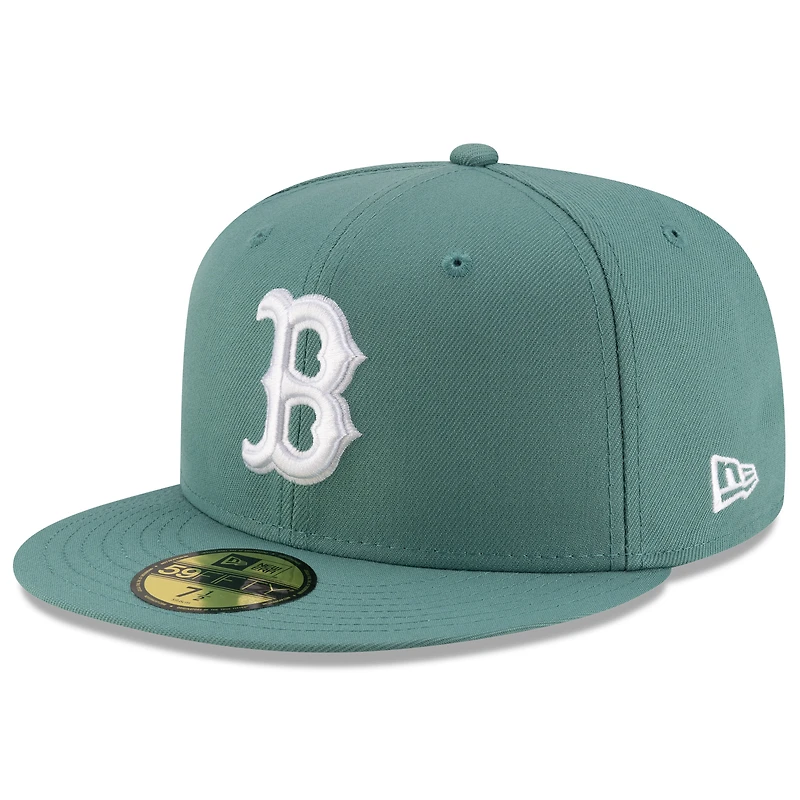Men's New Era  Green Boston Red Sox 2025 City Connect 59FIFTY Fitted Hat