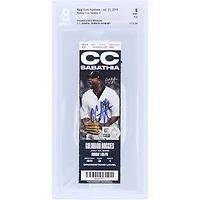 CC Sabathia New York Yankees Autographed Beckett Fanatics Witnessed Authenticated Ticket from July 21