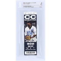CC Sabathia New York Yankees Autographed Beckett Fanatics Witnessed Authenticated Ticket from July 15