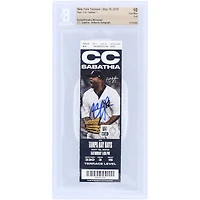 CC Sabathia New York Yankees Autographed Beckett Fanatics Witnessed Authenticated Ticket from May 18