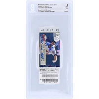 CC Sabathia New York Yankees Autographed Beckett Fanatics Witnessed Authenticated Ticket from July 3, 2013 with "200th Career Win" Inscription