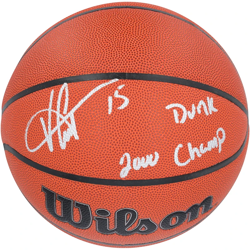 Vince Carter Toronto Raptors Autographed Wilson Authentic Series Indoor/Outdoor Basketball with "2000 Dunk Champ" Inscription