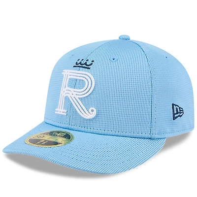Men's New Era Light Blue Kansas City Royals City Connect Batting Practice Low Profile 59FIFTY Fitted Hat